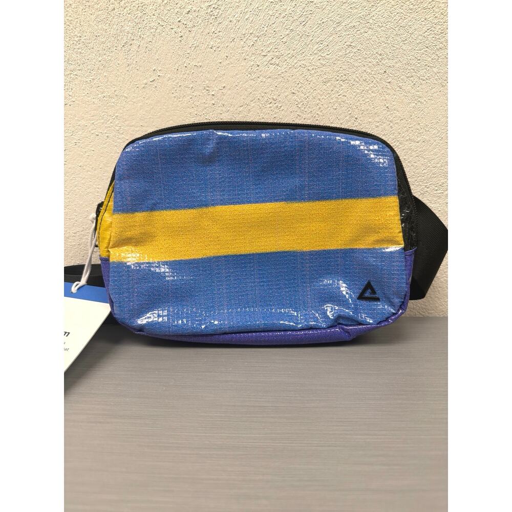 Rareform Zion Sling Bag Purse Hip Fanny Pack Recycled Billboard Vinyl Bag NWT